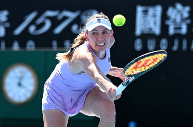 TENNIS AUSTRALIAN OPEN, Ekaterina Alexandrova of Russia in action during the Women™s 1st round match against Zeynep Sonmez of Turkey on day 1 of the 2026 Australian Open tennis tournament at Melbourne Park in Melbourne, Sunday, January 18, 2026. ( NO ARCHIVING MELBOURNE VICTORIA AUSTRALIA  Copyright: xJAMESxROSSx 20260118133520622400