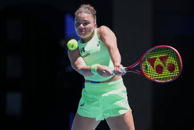 Jasmine Paolini (ITA), Australian Open 2026, Melbourne Park, Melbourne, Victoria, Australia. Copyright: xJuergenxHasenkopfx