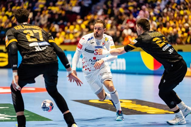 Croatia v Georgia, EHF EURO 2026, Malmo, Sweden Malmo, Sweden - 2026, January 17 : Luka Cindric (33) of Georgia seen during the EHF Euro 2026 match between Croatia v Georgia at Malmo Arena, Malmo on 17 01 2026 Sweden, Malmö, Malmö Arena  Copyright: xGonzalesxPhoto TobiasxJorgensenx