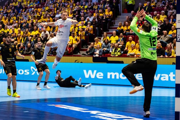 Croatia v Georgia, EHF EURO 2026, Malmo, Sweden Malmo, Sweden - 2026, January 17 : David Mandic (39) of Croatia seen during the EHF Euro 2026 match between Croatia v Georgia at Malmo Arena, Malmo on 17 01 2026 Sweden, Malmö, Malmö Arena  Copyright: xGonzalesxPhoto TobiasxJorgensenx