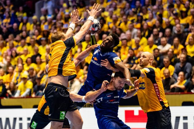 Netherlands v Sweden, EHF Euro 2026, Malmo, Sweden Malmo, Sweden - 2026, January 17 : Reinier Taboada (97) of Netherlands seen during the EHF Euro 2026 match between Netherlands v Sweden at Malmo Arena, Malmo on 17 01 2026 Sweden, Malmo, Malmö Arena  Copyright: xGonzalesxPhoto TobiasxJorgensenx