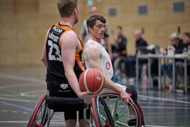 Nürnberg Falcons vs. Hannover United 2, Rollstuhl Basketball, 2. Rollstuhl Basketball Bundesliga, Division A, RBBL2 Div A 25 26, Nürnberg, Sporthalle Berthold-Brecht-Schule RBBL2, Nürnberg Falcons vs. Hannover United 2 Nürnberg Sporthalle Berthold-Brecht-Schule Bayern Deutschland