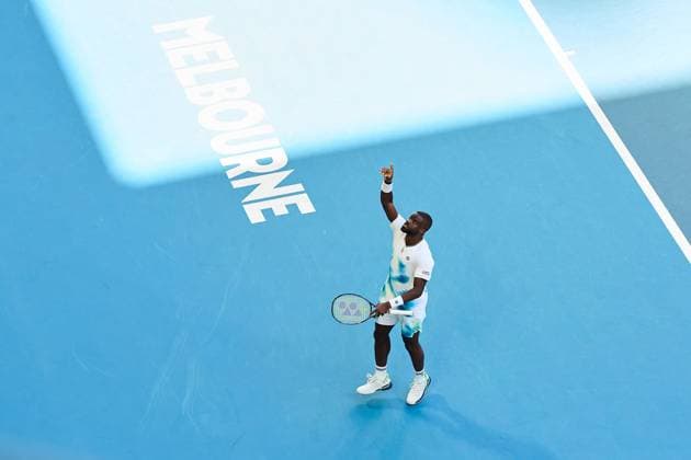 Frances Tiafoe of the United States of America Australian Open tennis tournament, Day One, Melbourne Park, Australia - 18 Jan 2026Melbourne Melbourne Park Victoria (VIC) Australia  Copyright: xRachelxBach Shutterstockx 16302999ag