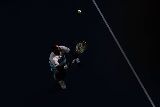 Frances Tiafoe of the United States of America Australian Open tennis tournament, Day One, Melbourne Park, Australia - 18 Jan 2026Melbourne Melbourne Park Victoria (VIC) Australia  Copyright: xRachelxBach Shutterstockx 16302999aj