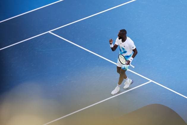 Frances Tiafoe of the United States of America Australian Open tennis tournament, Day One, Melbourne Park, Australia - 18 Jan 2026Melbourne Melbourne Park Victoria (VIC) Australia  Copyright: xRachelxBach Shutterstockx 16302999ao