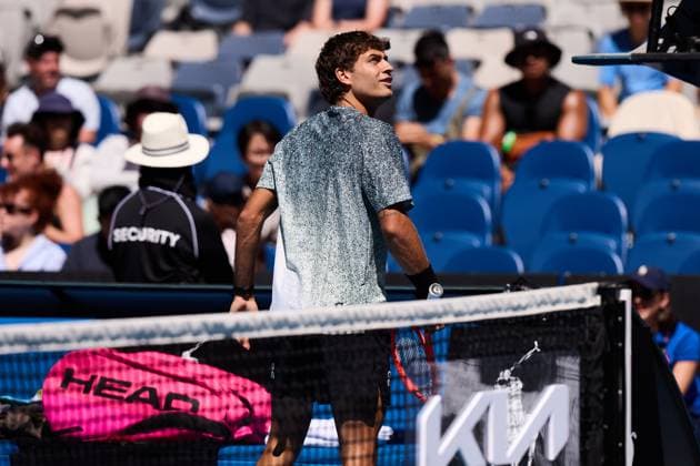 Flavio Cobolli of Italy Australian Open tennis tournament, Day One, Melbourne Park, Australia - 18 Jan 2026Melbourne Melbourne Park Victoria (VIC) Australia  Copyright: xRachelxBach Shutterstockx 16302999e