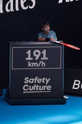 Flavio Cobolli of Italy waits for a video review Australian Open tennis tournament, Day One, Melbourne Park, Australia - 18 Jan 2026Melbourne Melbourne Park Victoria (VIC) Australia  Copyright: xRachelxBach Shutterstockx 16302999r