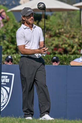 Dubai Invitational Golf Championship DUBAI, UNITED ARAB EMIRATES - JANUARY 18: Tommy Fleetwood competes during the Dubai Invitational at Dubai Creek Resort Golf Course in Dubai, United Arab Emirates on January 18, 2026. Waleed Zein Anadolu Dubai United Arab Emirates. Editorial use only. Please get in touch for any other usage.  Copyright: x2026xAnadoluxWaleedxZeinx