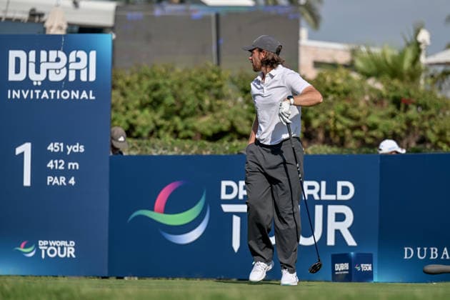Dubai Invitational Golf Championship DUBAI, UNITED ARAB EMIRATES - JANUARY 18: Tommy Fleetwood competes during the Dubai Invitational at Dubai Creek Resort Golf Course in Dubai, United Arab Emirates on January 18, 2026. Waleed Zein Anadolu Dubai United Arab Emirates. Editorial use only. Please get in touch for any other usage.  Copyright: x2026xAnadoluxWaleedxZeinx