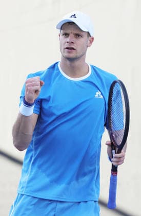 Yannick Hanfmann, GER, during first round of 2026 Australian Open in Melbourne, 18 01 2026; -