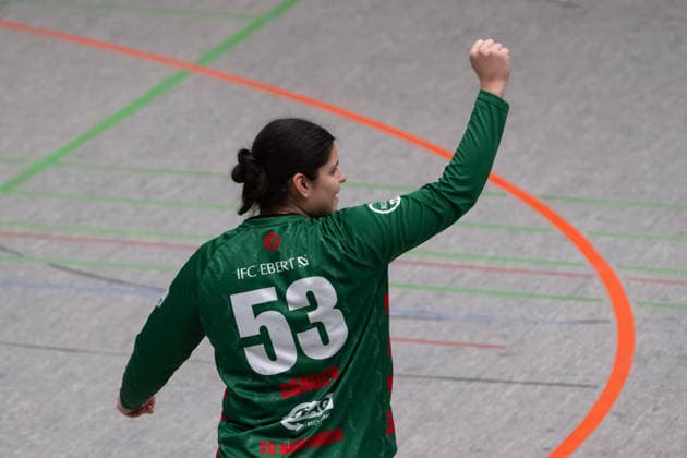 Kerstin Sander (TG Nuertingen, 53), TG Nuertingen vs. Bergischer HC 06, Handball, 2. Bundesliga Frauen, 14. Spieltag, Saison 2025 2026, 17.01.2026, TG Nuertingen vs. Bergischer HC 06, Handball, 2. Bundesliga Frauen, 14. Spieltag, Saison 2025 2026, 17.01.2026 Nuertingen Copyright: xEibner-Pressefoto MaxxVogelx EP_MVL