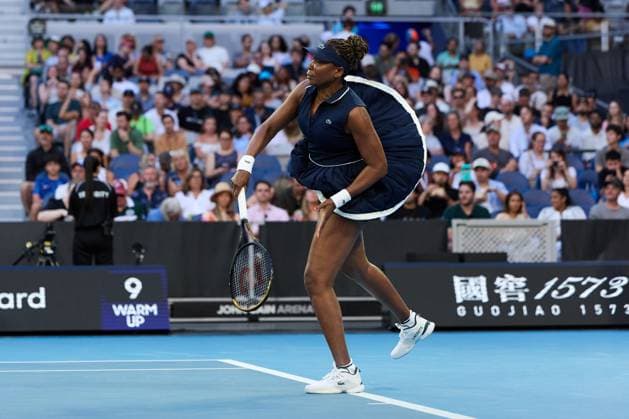 Venus Williams of the United States of America Australian Open tennis tournament, Day One, Melbourne Park, Australia - 18 Jan 2026Melbourne Melbourne Park Victoria (VIC) Australia  Copyright: xRachelxBach Shutterstockx 16302999aw