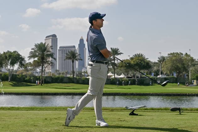 Dubai Invitational 2026 DUBAI, UNITED ARAB EMIRATES - JANUARY 18: Rory McIlroy competes at the Dubai Invitational 2026 at Dubai Creek Resort on January 18, 2026 in Dubai, United Arab Emirates. Waleed Zein Anadolu Dubai United Arab Emirates. Editorial use only. Please get in touch for any other usage.  Copyright: x2026xAnadoluxWaleedxZeinx