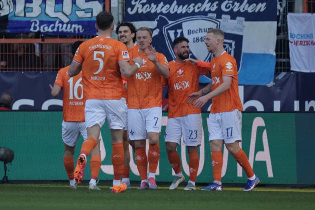 18.01.2026, xgrfx, Fussball 2.Bundesliga, VfL Bochum - SV Darmstadt 98 v.l. Tor, Fraser Hornby (SV Darmstadt) (DFL DFB REGULATIONS PROHIBIT ANY USE OF PHOTOGRAPHS as IMAGE SEQUENCES and or QUASI-VIDEO) Bochum