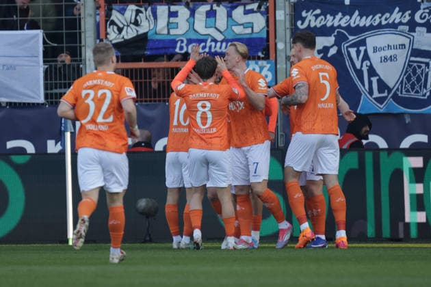 18.01.2026, xgrfx, Fussball 2.Bundesliga, VfL Bochum - SV Darmstadt 98 v.l. Tor, Fraser Hornby (SV Darmstadt) (DFL DFB REGULATIONS PROHIBIT ANY USE OF PHOTOGRAPHS as IMAGE SEQUENCES and or QUASI-VIDEO) Bochum