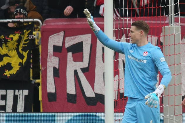 2. Bundesliga: 1. FC Kaiserslautern - Hannover 96 am 18.01.2026 im Fritz-Walter-Stadion in Kaiserslautern Julian Krahl (1. FC Kaiserslautern)