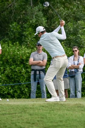 Dubai Invitational 2026 DUBAI, UNITED ARAB EMIRATES - JANUARY 18: South African professional golfer Dylan Frittelli competes against Nacho Elvira at the Dubai Invitational 2026 at Dubai Creek Resort on January 18, 2026 in Dubai, United Arab Emirates. Waleed Zein Anadolu Dubai United Arab Emirates. Editorial use only. Please get in touch for any other usage.  Copyright: x2026xAnadoluxWaleedxZeinx