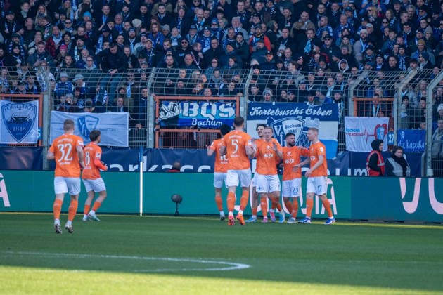 Deutschland: 2.Bundesliga 2025 26 Vfl Bochum vs. SV Darmstadt 98,18. Spieltag - 18.01.2026 - Vonovia Ruhstadion (Bochum) Jubeltor
