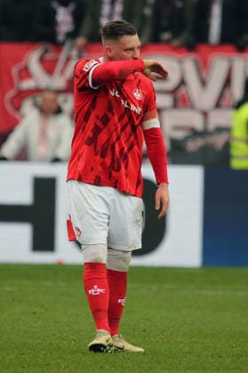 2. Bundesliga: 1. FC Kaiserslautern - Hannover 96 am 18.01.2026 im Fritz-Walter-Stadion in Kaiserslautern Marlon Ritter (1. FC Kaiserslautern) Enttäuscht, traurig, frustriert