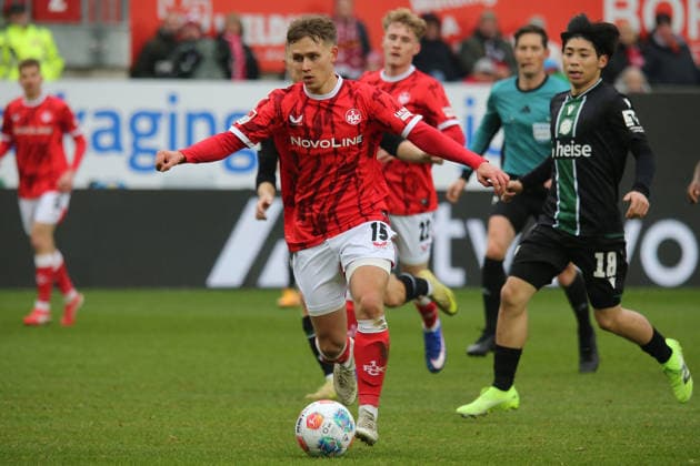 2. Bundesliga: 1. FC Kaiserslautern - Hannover 96 am 18.01.2026 im Fritz-Walter-Stadion in Kaiserslautern Naatan Mikael Skyttä (1. FC Kaiserslautern)