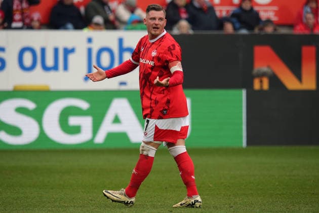 2. Bundesliga: 1. FC Kaiserslautern - Hannover 96 am 18.01.2026 im Fritz-Walter-Stadion in Kaiserslautern Marlon Ritter (1. FC Kaiserslautern)