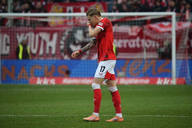 2. Bundesliga: 1. FC Kaiserslautern - Hannover 96 am 18.01.2026 im Fritz-Walter-Stadion in Kaiserslautern Norman Bassette (1. FC Kaiserslautern)