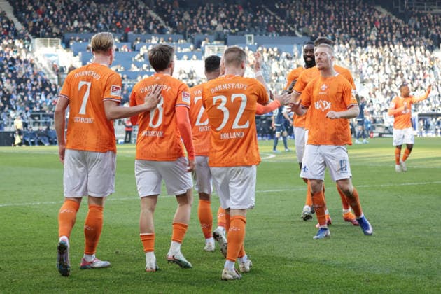18.01.2026, xgrfx, Fussball 2.Bundesliga, VfL Bochum - SV Darmstadt 98 v.l. Tor, Luca Marseiler (SV Darmstadt) (DFL DFB REGULATIONS PROHIBIT ANY USE OF PHOTOGRAPHS as IMAGE SEQUENCES and or QUASI-VIDEO) Bochum