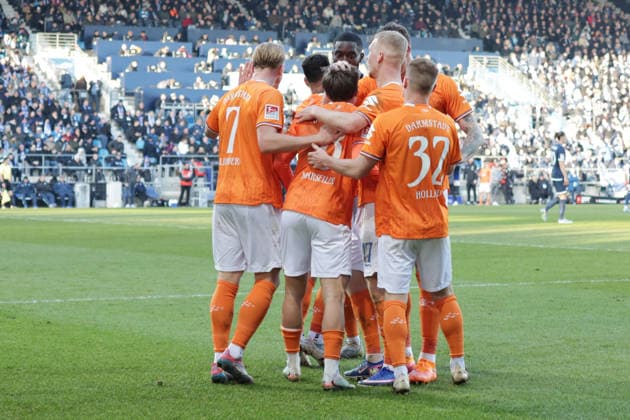 18.01.2026, xgrfx, Fussball 2.Bundesliga, VfL Bochum - SV Darmstadt 98 v.l. Tor, Luca Marseiler (SV Darmstadt) (DFL DFB REGULATIONS PROHIBIT ANY USE OF PHOTOGRAPHS as IMAGE SEQUENCES and or QUASI-VIDEO) Bochum