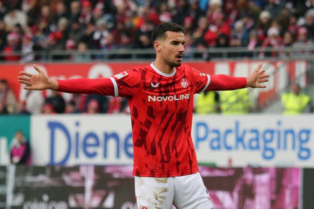 2. Bundesliga: 1. FC Kaiserslautern - Hannover 96 am 18.01.2026 im Fritz-Walter-Stadion in Kaiserslautern Torjubel nach dem Tor zum celebrating the goal celebrate 1:1 durch Ivan Prtajin (1. FC Kaiserslautern)
