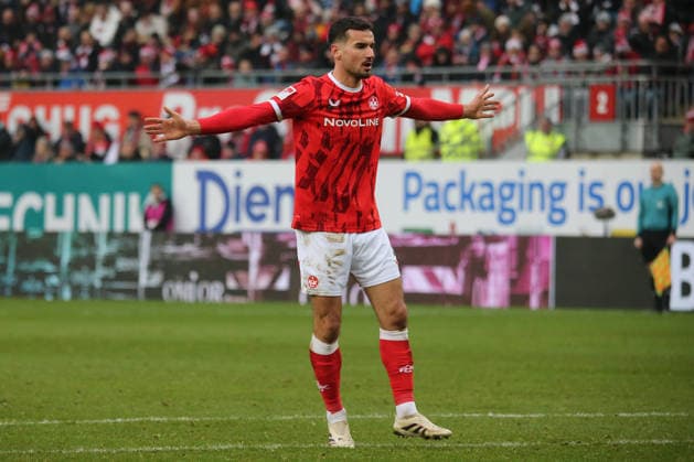 2. Bundesliga: 1. FC Kaiserslautern - Hannover 96 am 18.01.2026 im Fritz-Walter-Stadion in Kaiserslautern Torjubel nach dem Tor zum celebrating the goal celebrate 1:1 durch Ivan Prtajin (1. FC Kaiserslautern)