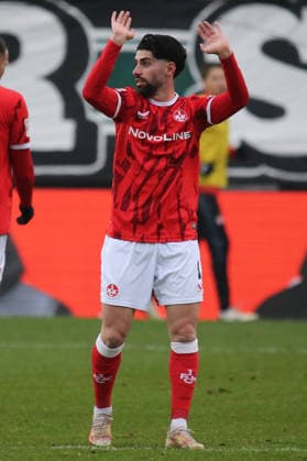 2. Bundesliga: 1. FC Kaiserslautern - Hannover 96 am 18.01.2026 im Fritz-Walter-Stadion in Kaiserslautern Semih Sahin (1. FC Kaiserslautern)