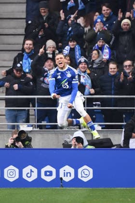 RC Strasbourg Alsace v FC Metz - Ligue 1 McDonald s 2025 2026 07 Diego MOREIRA (rcsa) during the Ligue 1 McDonald s match between Strasbourg and Metz at Stade de la Meinau on January 18, 2026 in Strasbourg, France. Strasbourg France  Copyright: xFEPx 776348252