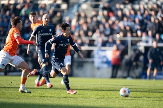 Bundesliga VfL Bochum 1848 vs SV Darmstadt 98 Koji Miyoshi of VfL Bochum 1848 during the Bundesliga matchday 18 match against SV Darmstadt 98 at Vonovia Ruhrstadion, Bochum, Germany, on January 18, 2026. Copyright: xTaiseixIwamotox