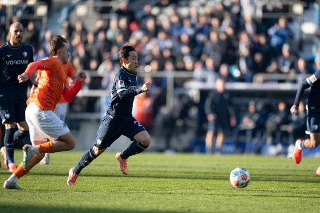 Bundesliga VfL Bochum 1848 vs SV Darmstadt 98 Koji Miyoshi of VfL Bochum 1848 during the Bundesliga matchday 18 match against SV Darmstadt 98 at Vonovia Ruhrstadion, Bochum, Germany, on January 18, 2026. Copyright: xTaiseixIwamotox