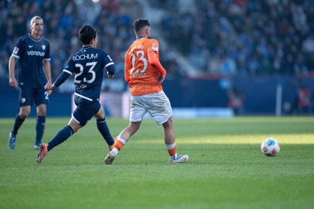 Bundesliga VfL Bochum 1848 vs SV Darmstadt 98 Koji Miyoshi of VfL Bochum 1848 during the Bundesliga matchday 18 match against SV Darmstadt 98 at Vonovia Ruhrstadion, Bochum, Germany, on January 18, 2026. Copyright: xTaiseixIwamotox