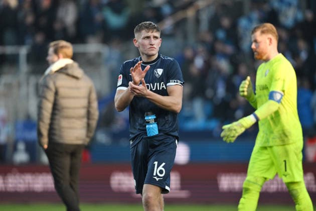 Callum Marshall (VfL Bochum) nach dem Spiel 18.01.2026, Fussball 2. Bundesliga, Saison 2025 2026, 18. Spieltag, VfL Bochum - SV Darmstadt 98 DFL regulations prohibit any use of photographs as image sequences and or quasi-video Bochum Vonovia Ruhrstadion Nordrhein Westfalen Deutschland