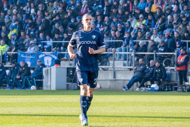 Deutschland: 2.Bundesliga 2025 26 Vfl Bochum vs. SV Darmstadt 98,18. Spieltag - 18.01.2026 - Vonovia Ruhstadion (Bochum) Noah Loosli (Vfl Bochum,20)