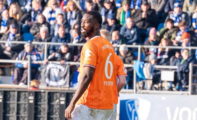 Deutschland: 2.Bundesliga 2025 26 Vfl Bochum vs. SV Darmstadt 98,18. Spieltag - 18.01.2026 - Vonovia Ruhstadion (Bochum) Patric Pfeiffer (SV Darmstadt 98,6)