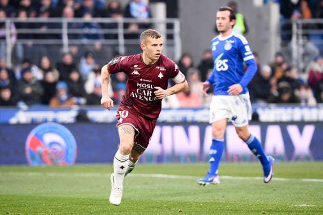 RC Strasbourg Alsace v FC Metz - Ligue 1 McDonald s 2025 2026 10 Gauthier HEIN (fcm) during the Ligue 1 McDonald s match between Strasbourg and Metz at Stade de la Meinau on January 18, 2026 in Strasbourg, France. Strasbourg France  Copyright: xFEPx 776348252