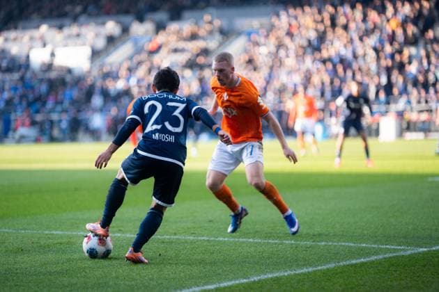 Bundesliga VfL Bochum 1848 vs SV Darmstadt 98 Koji Miyoshi of VfL Bochum 1848 during the Bundesliga matchday 18 match against SV Darmstadt 98 at Vonovia Ruhrstadion, Bochum, Germany, on January 18, 2026. Copyright: xTaiseixIwamotox