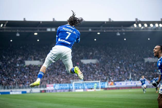 FOOTBALL: Ligue 1 Racing Strasbourg (RCS) vs Metz FC. 18 01 2026 Stade de la Meinau - Strasbourg Joie des joueurs de l equipe de Racing Strasbourg apres le but de Diego Moreira 7 (RCS)  Copyright: xElyxandroxCEGARRAx