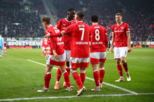 2. Bundesliga: 1. FC Kaiserslautern - Hannover 96 am 18.01.2026 im Fritz-Walter-Stadion in Kaiserslautern Torjubel nach dem Tor zum celebrating the goal celebrate 3:1 durch Naatan Mikael Skyttä (1. FC Kaiserslautern)