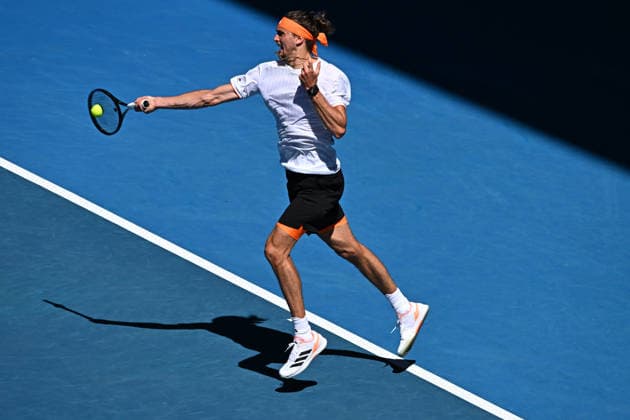 2026 Australian Open - Melbourne Alexander Zverev (GER) during his first round match at the 2026 Australian Open at Melbourne Park in Melbourne, AUSTRALIA, on January 18, 2026. Photo by Corinne Dubreuil ABACAPRESS.COM Melbourne Australia  Copyright: xDubreuilxCorinne ABACAx