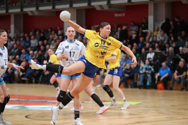 Handball, 2. Alsco HBF: HC Leipzig - TuS Lintfort; 18.01.2026 Laura Klocke (13, HC Leipzig). 2. Alsco Handball Bundesliga Frauen, HBF, Saison 2025 2026, 14. Spieltag: HC Leipzig vs. TuS Lintfort am 18.01.2026 in der Sporthalle Brüderstraße Leipzig. Copyright: xBEAUTIFULxSPORTS JanxKaeferx