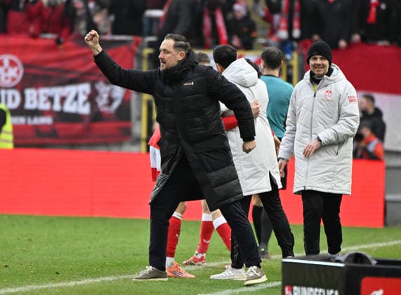 Fussball - 2. Bundesliga - Saison 2025 26 1. FC Kaiserslautern 18.02.2026 Fritz-Walter-Stadion 1. FC Kaiserslautern (fck) - Hannover 96 (h) 3:1 Sportdirektor Marcel KLOS (fck) 1. FC Kaiserslautern