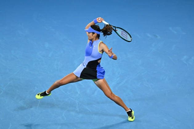 2026 Australian Open - Melbourne Emma Raducanu (GBR) during her first round match at the 2026 Australian Open at Melbourne Park in Melbourne, AUSTRALIA, on January 18, 2026. Photo by Corinne Dubreuil ABACAPRESS.COM Melbourne Australia  Copyright: xDubreuilxCorinne ABACAx