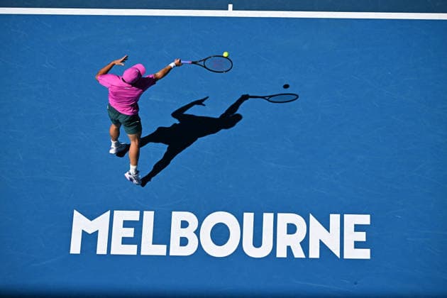 2026 Australian Open - Melbourne Arthur Fery (GBR) during his first round match at the 2026 Australian Open at Melbourne Park in Melbourne, AUSTRALIA, on January 18, 2026. Photo by Corinne Dubreuil ABACAPRESS.COM Melbourne Australia  Copyright: xDubreuilxCorinne ABACAx