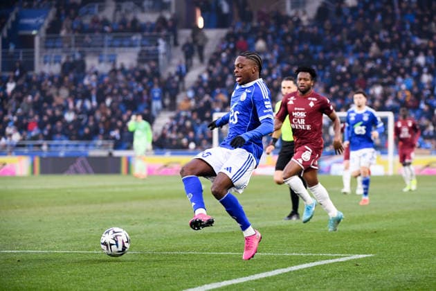 RC Strasbourg Alsace v FC Metz - Ligue 1 McDonald s 2025 2026 20 Martial GODO (rcsa) during the Ligue 1 McDonald s match between Strasbourg and Metz at Stade de la Meinau on January 18, 2026 in Strasbourg, France. Strasbourg France  Copyright: xFEPx 776348252