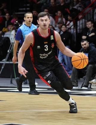 18.01.2026 - Basketball - Saison 2025 2026 - 2. Bundesliga Pro-A - 18. Spieltag: Nürnberg Falcons Basketball Club NBC - Bayer Giants Leverkusen - Sportfoto Zink DaMa - xdaxmax - Luca Kahl (3, Bayer Giants Leverkusen )