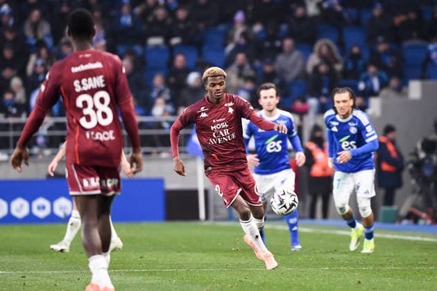 RC Strasbourg Alsace v FC Metz - Ligue 1 McDonald s 2025 2026 12 Alpha Amadou TOURE (fcm) during the Ligue 1 McDonald s match between Strasbourg and Metz at Stade de la Meinau on January 18, 2026 in Strasbourg, France. Strasbourg France  Copyright: xFEPx 776348252
